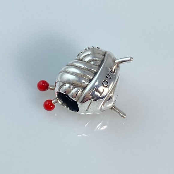 Sterling Silver Love Knitting Ball of Yarn Charm - Picture 11 of 12